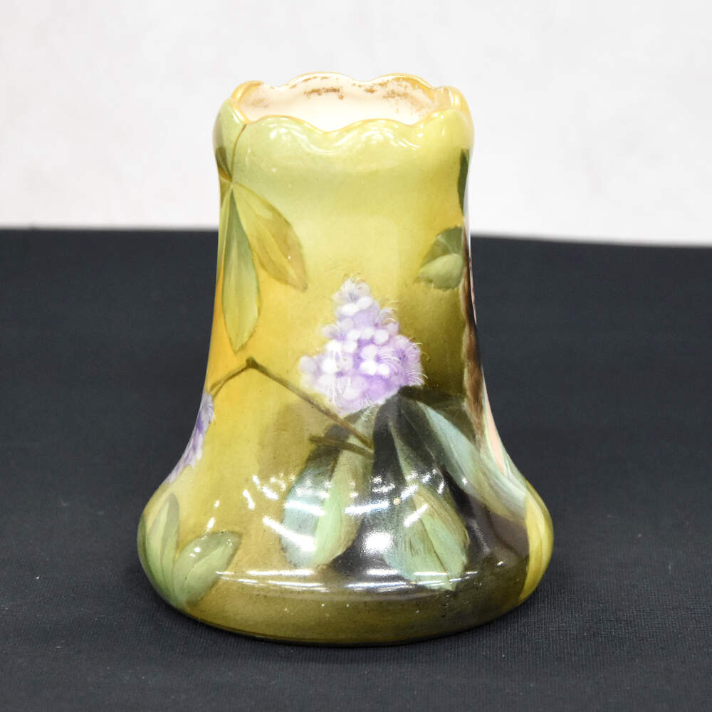 Antique Royal Bonn Hand-Painted Maiden's Portrait Vase-5