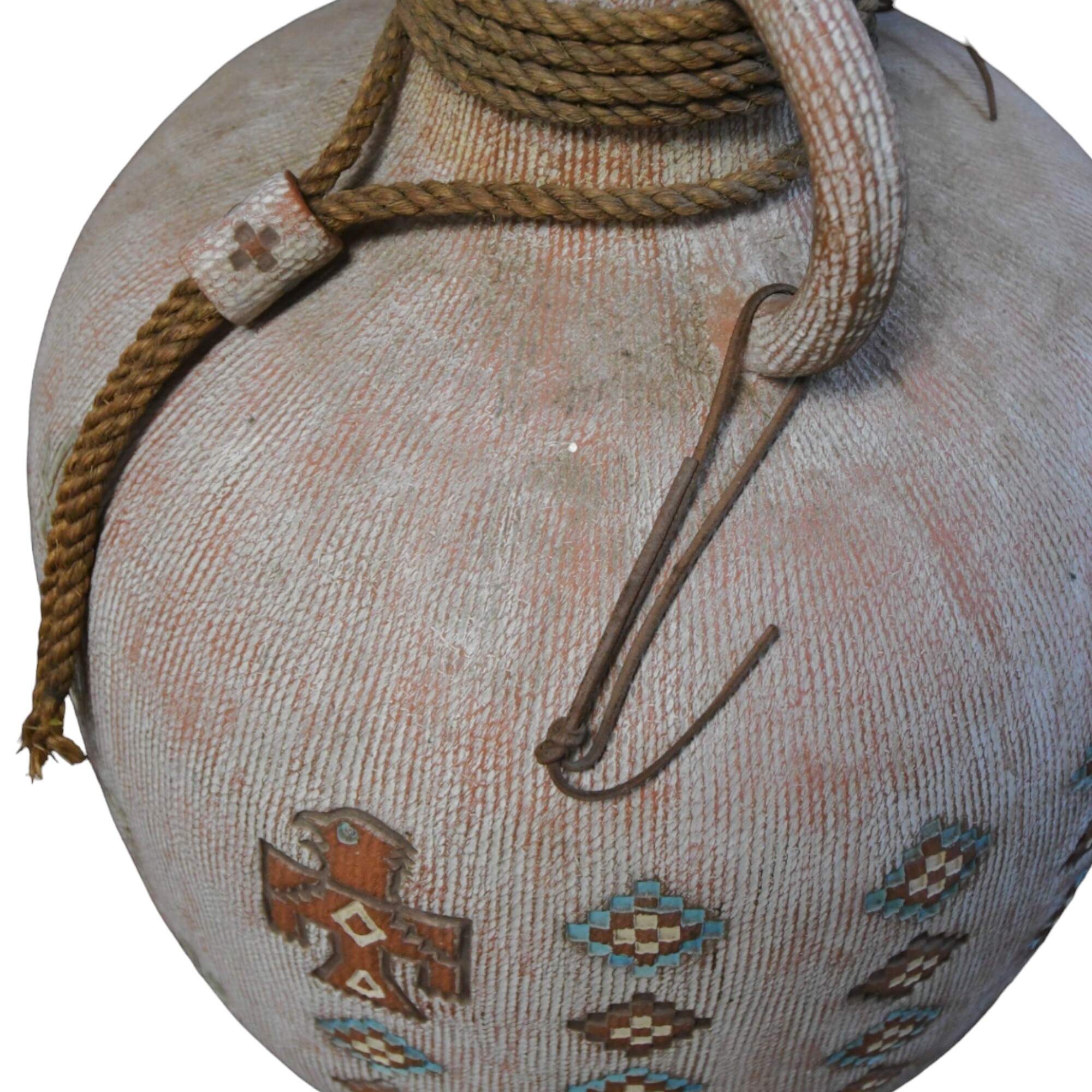 Jack Moulthrop Signed Ceramic Native American Inspired Large Vessel-5