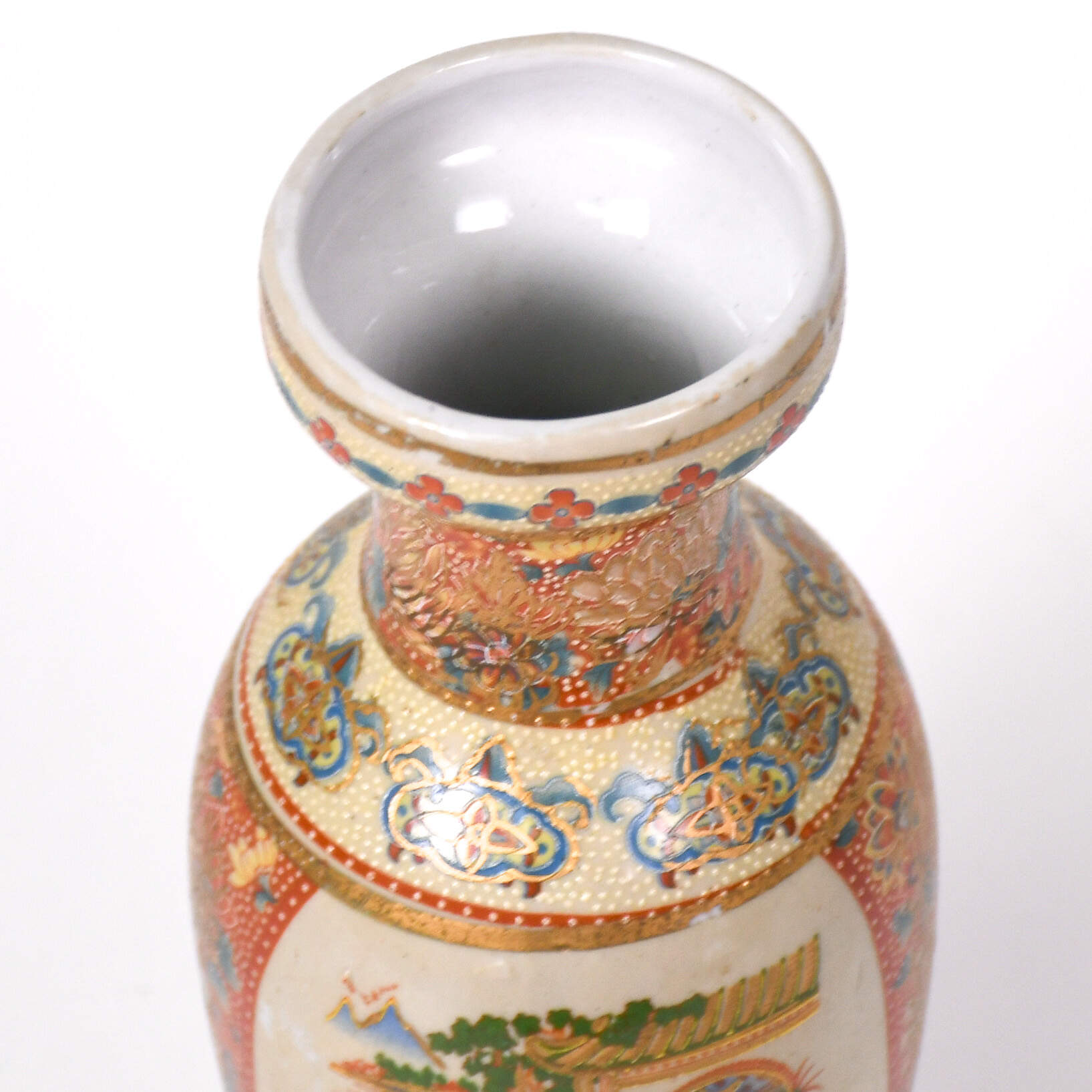 Minature Moriage Royal Satsuma Vase-8