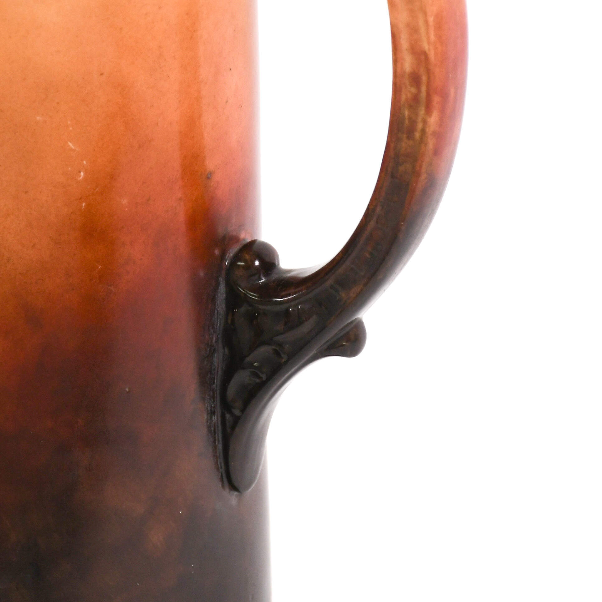 Antique Hand-Painted Trappist Monk Tankard Signed Devore 1904-9