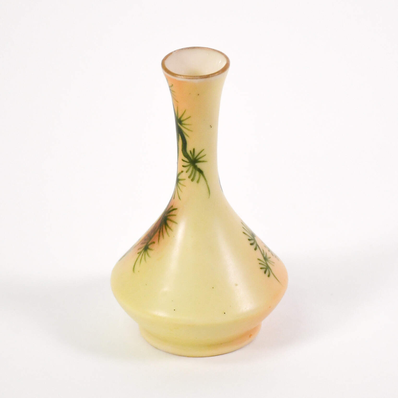 Tiny Locke & Co. Painted Peacock Vase-5