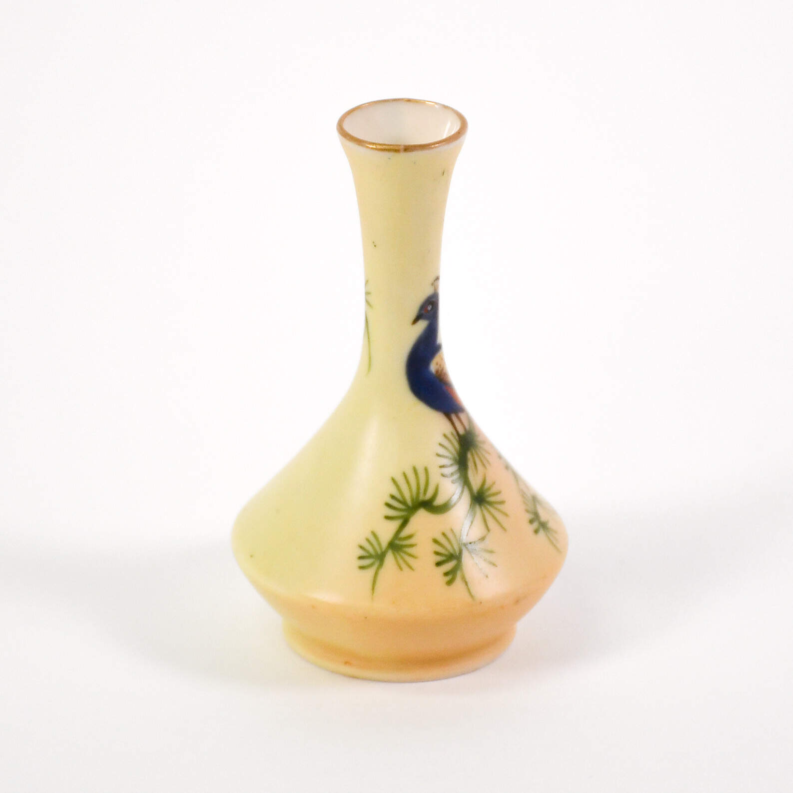 Tiny Locke & Co. Painted Peacock Vase-4