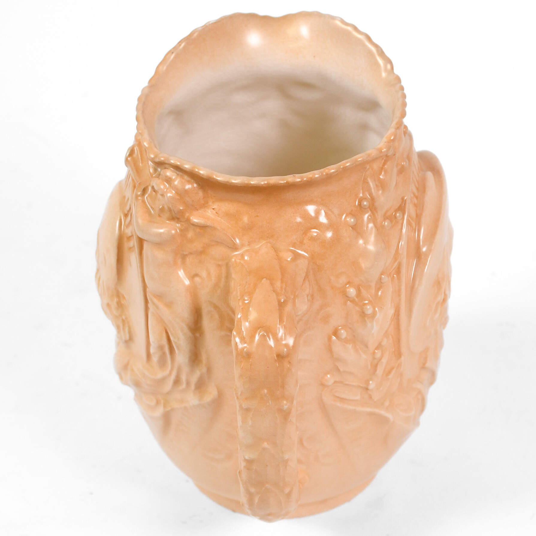 Antique Royal Doulton Alfred, Lord Tennyson Memorial Pitcher-4