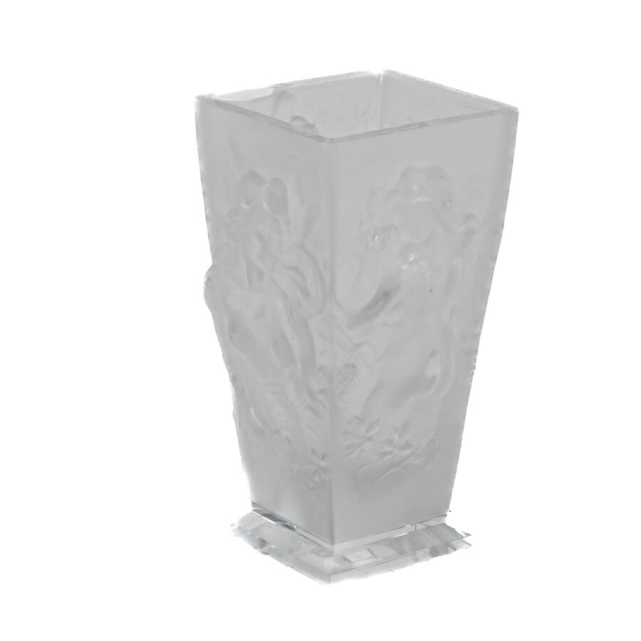 Czech Frosted Crystal Nude Form Vase-4