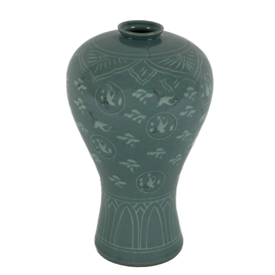 Antique Chinese Celadon Vase-4