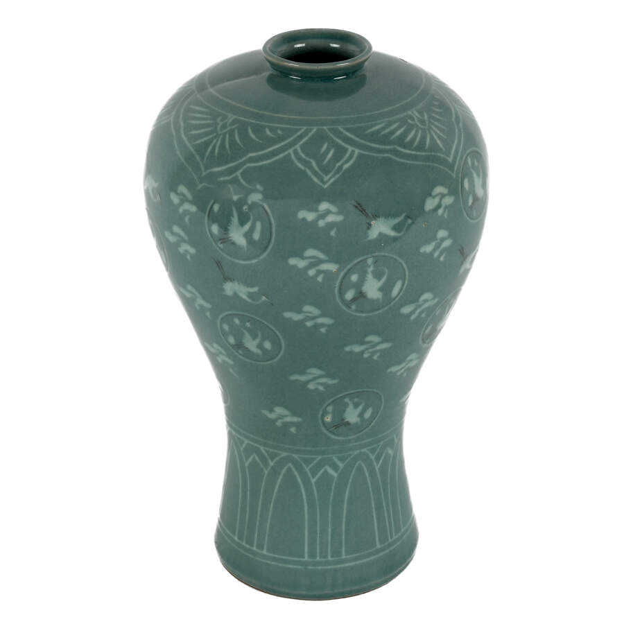 Antique Chinese Celadon Vase-1