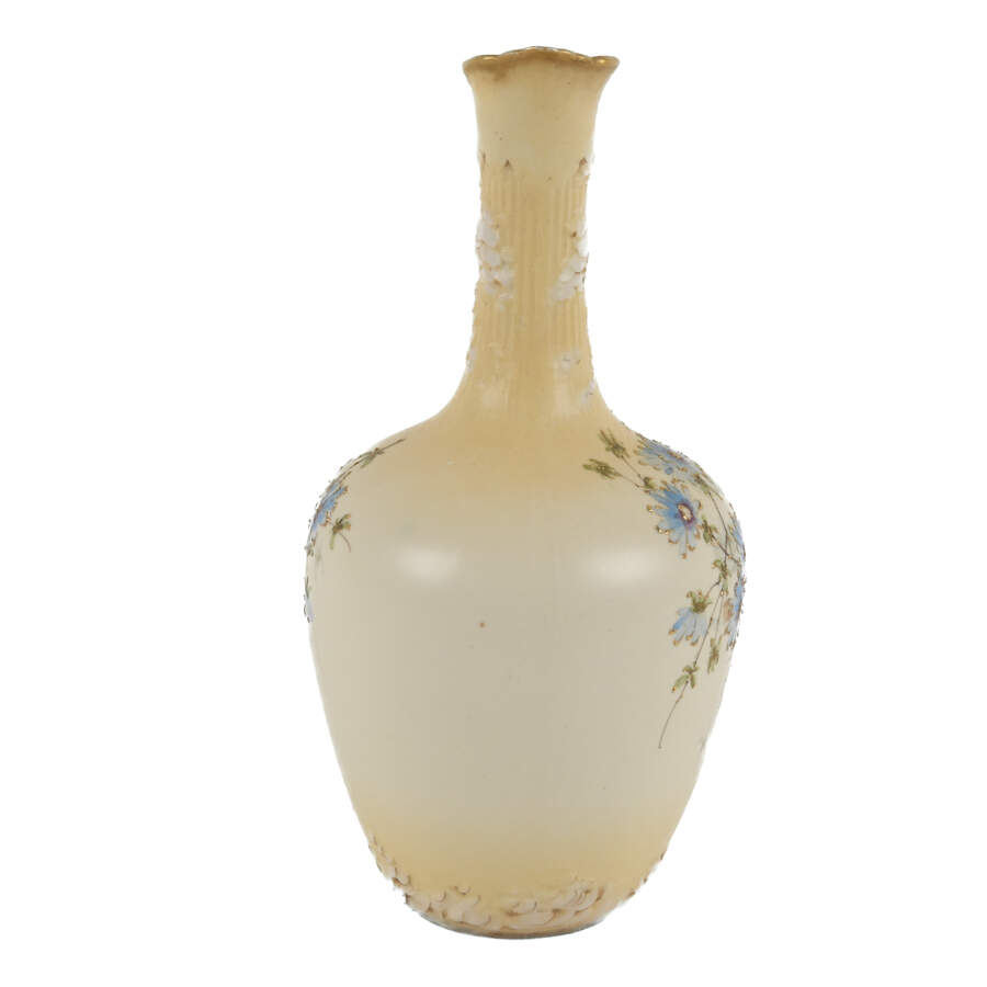 Antique Teplitz Floral Vase Ewer-4