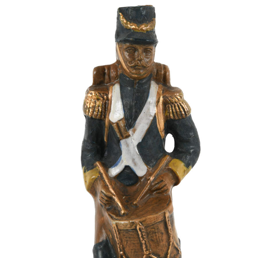 Pair of Italian Napoleon Era Soldier Bardi Wine Decanters-6