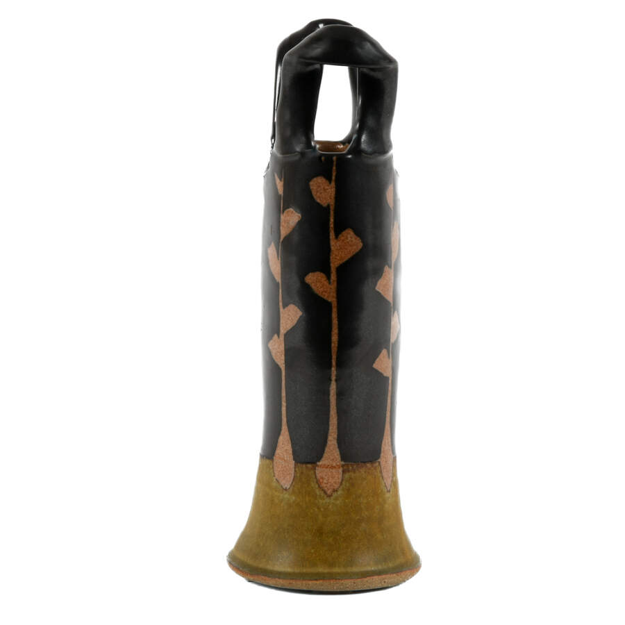 Studio Pottery Double Handle Vase-2