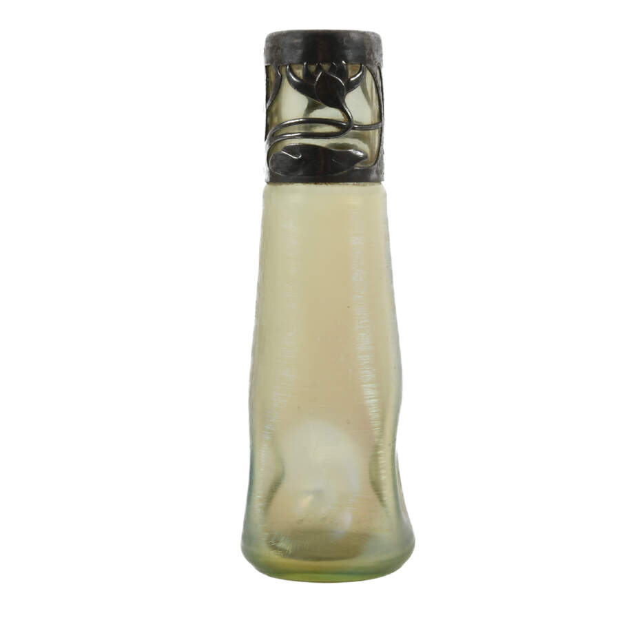 Uranium Glass Vase-3