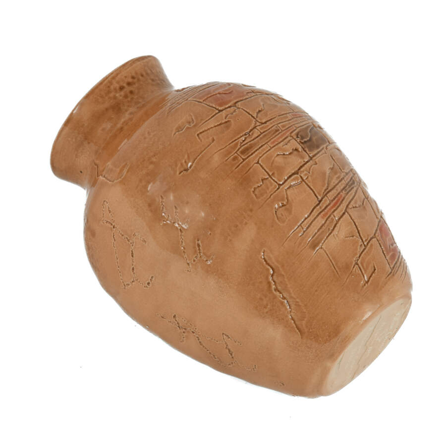 Native American New Mexican Ancient Cosmos Vase Signed Keith Chino-6