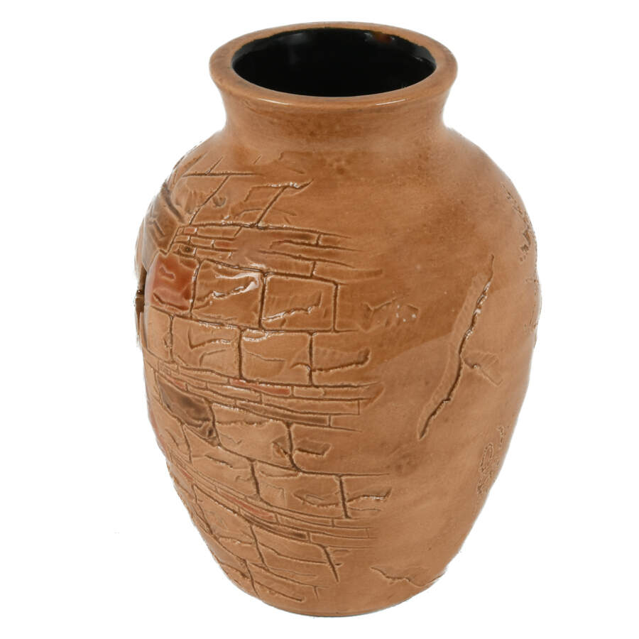 Native American New Mexican Ancient Cosmos Vase Signed Keith Chino-2