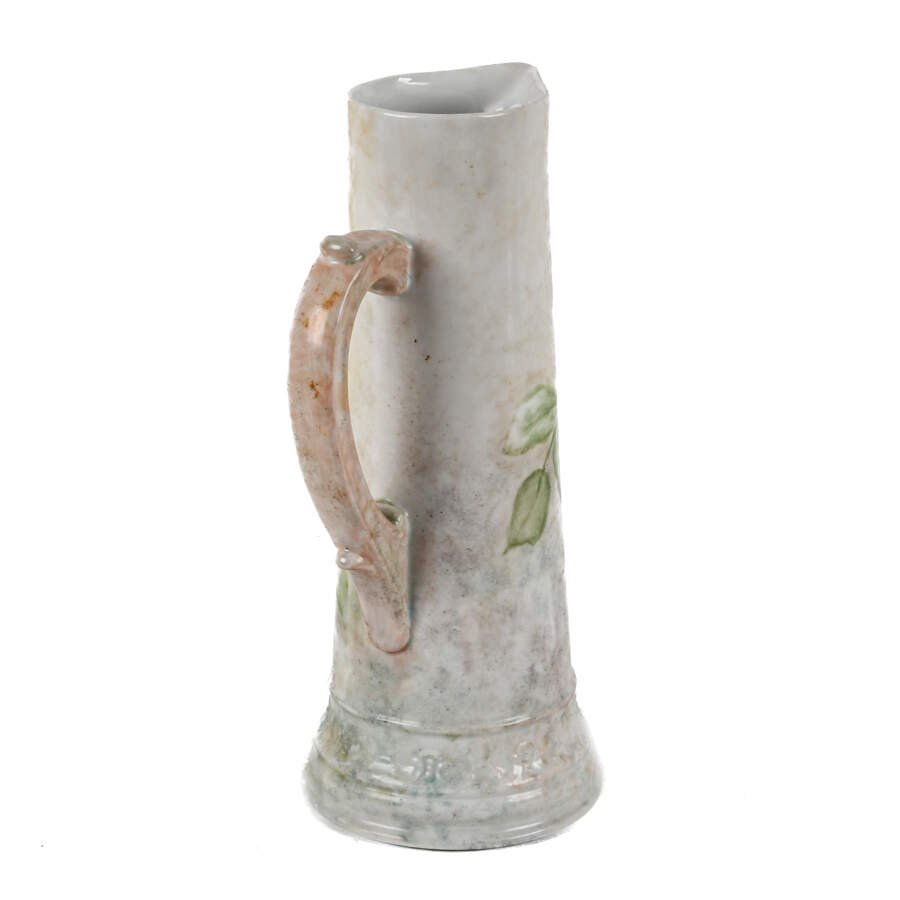 Antique Limoges French Hand-Painted Pitcher-2