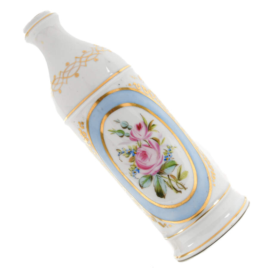 Antique Old Paris Porcelain Decanter-6