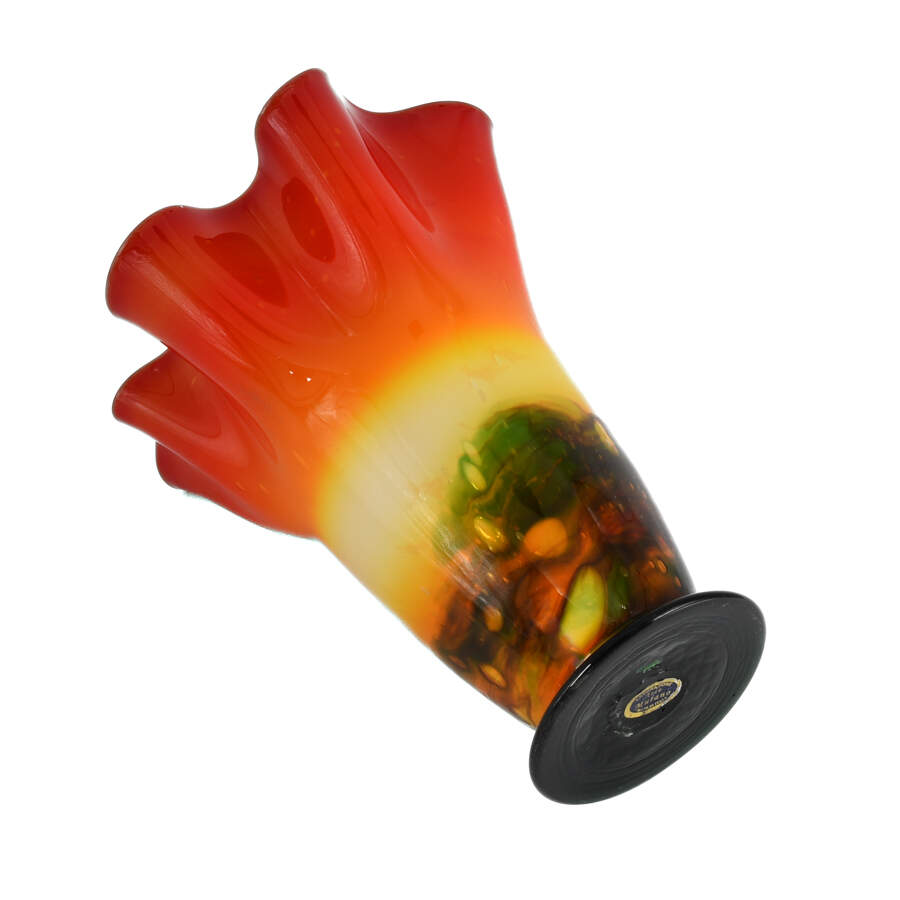 Murano Italian Hand-Blown Handkerchief Vase-6