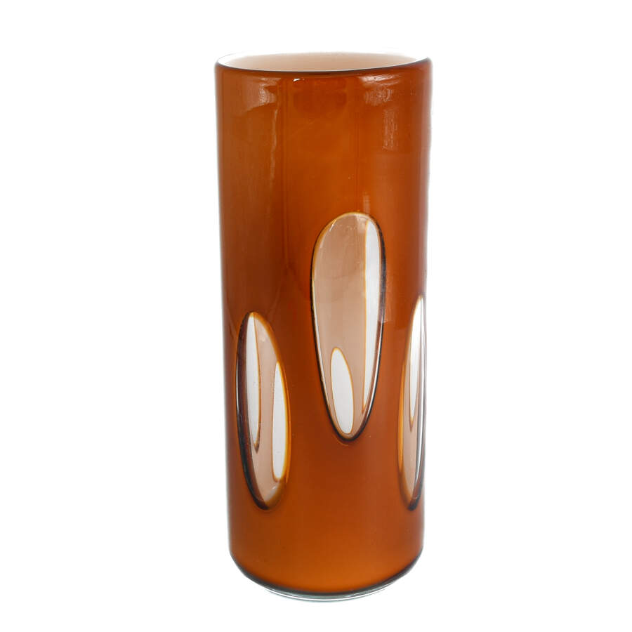 Cased Art Glass Vase-1