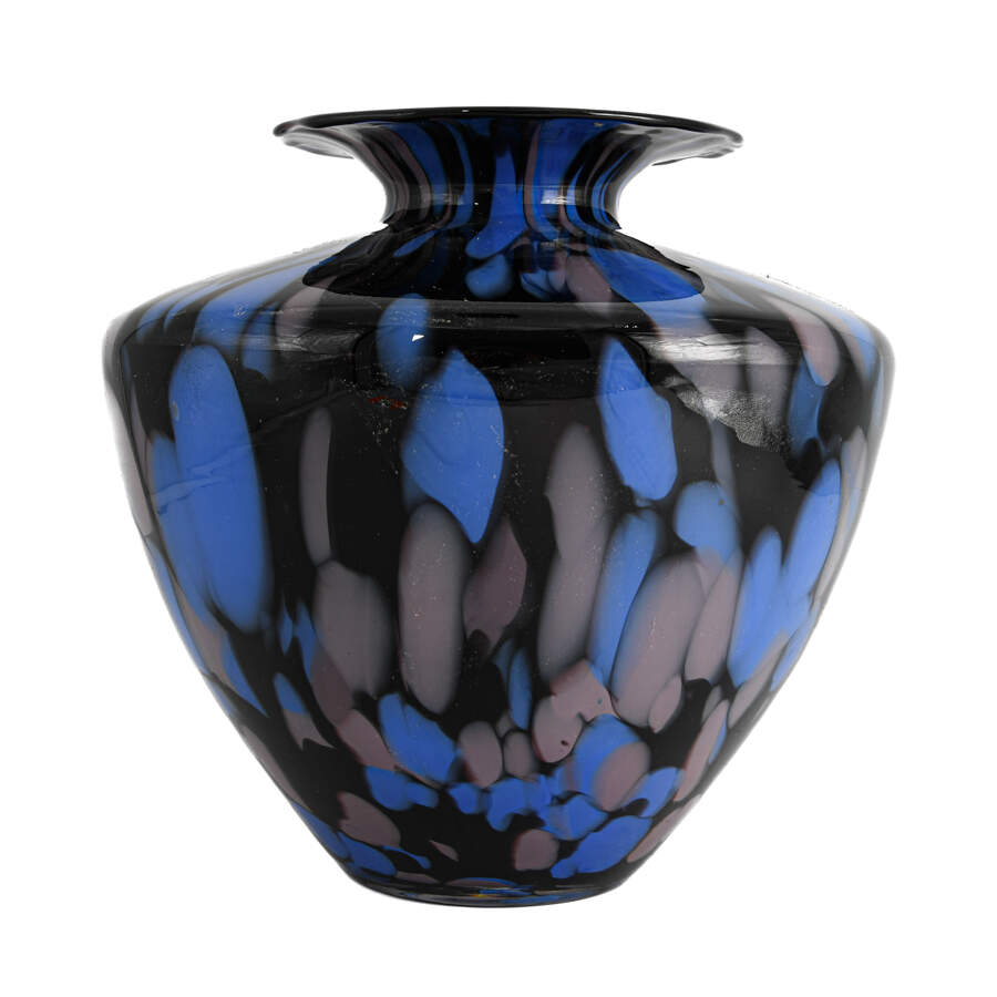 Italian Multi-Color Glass Vase-2