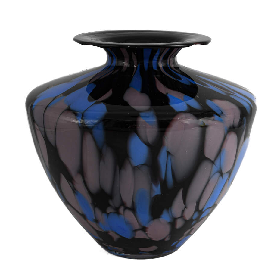 Italian Multi-Color Glass Vase-1