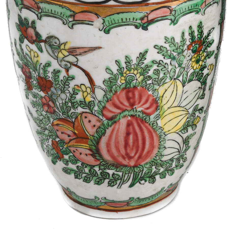 Pair of Chinese Famille Verte Vases-6