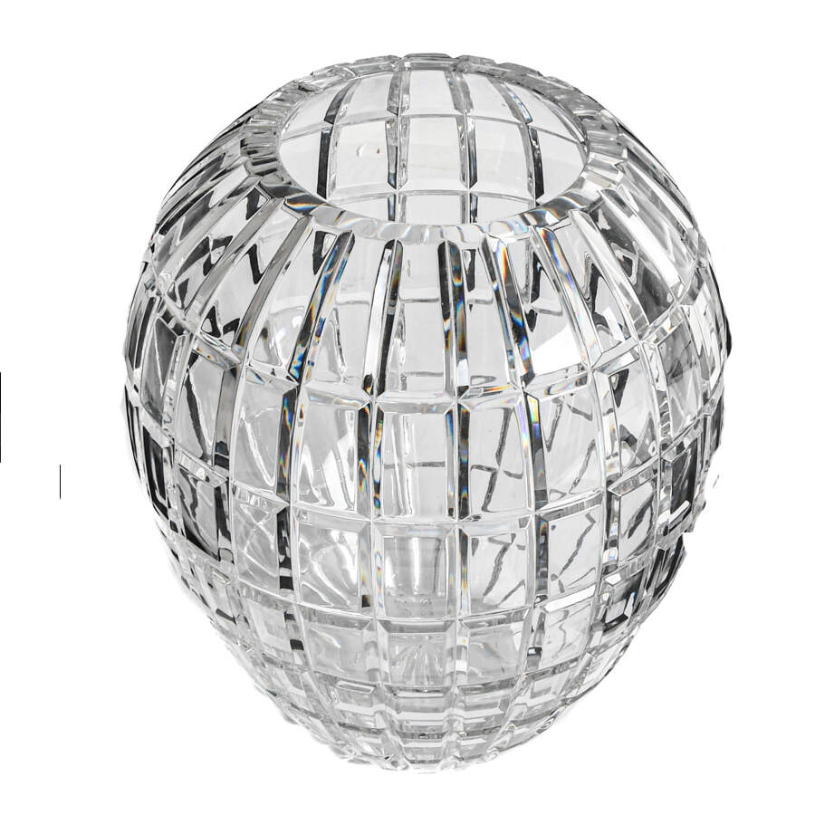 Large Heavy Crystal Centerpiece Bowl-1