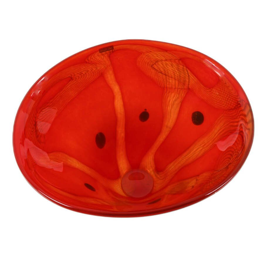 Lithuanian Art Glass Vase-5