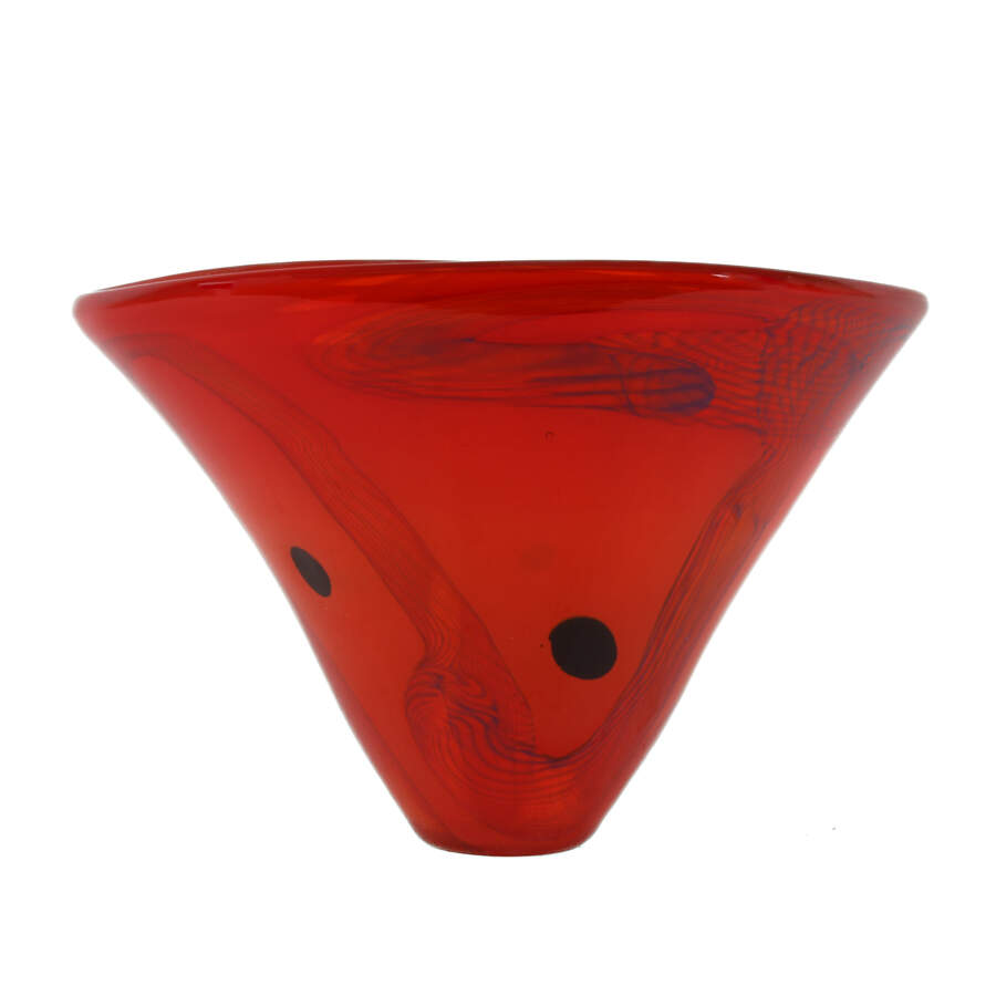 Lithuanian Art Glass Vase-4