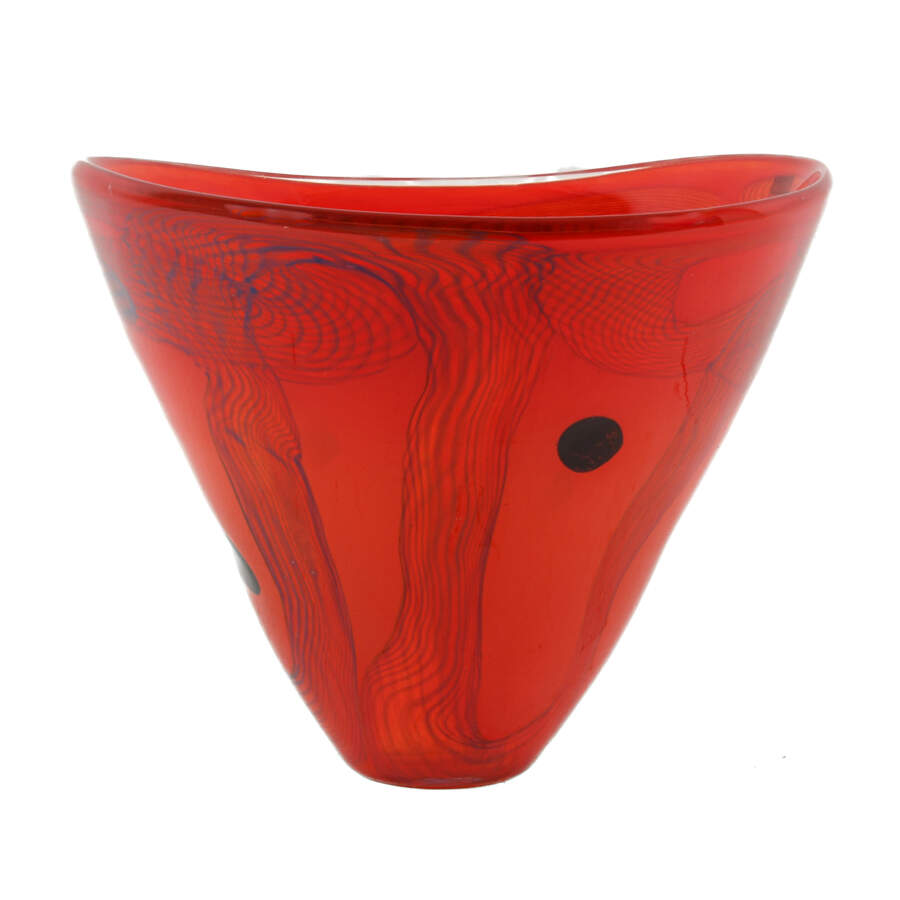 Lithuanian Art Glass Vase-3
