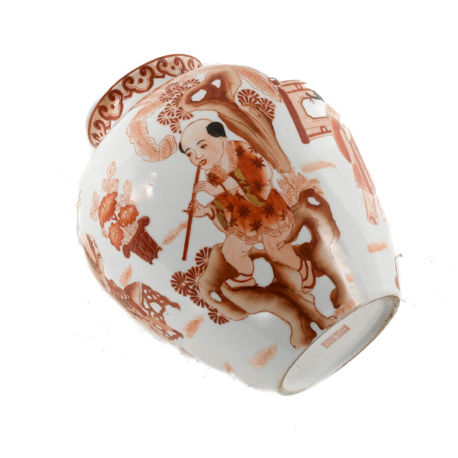 Artist Signed Japanese Kutani Vase-6