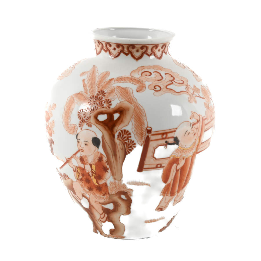 Artist Signed Japanese Kutani Vase-4
