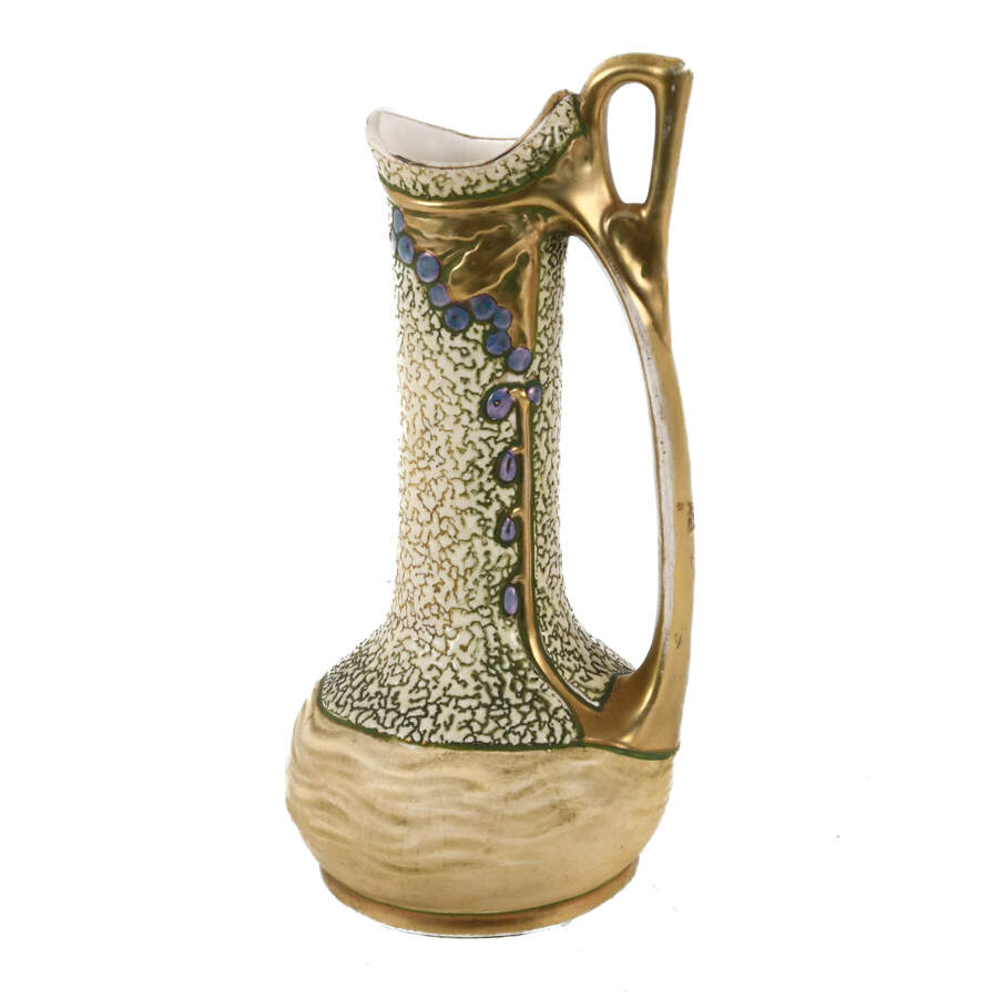 Amphora Art Nouveau Pottery Vase Attributed to Julius Dressler-5