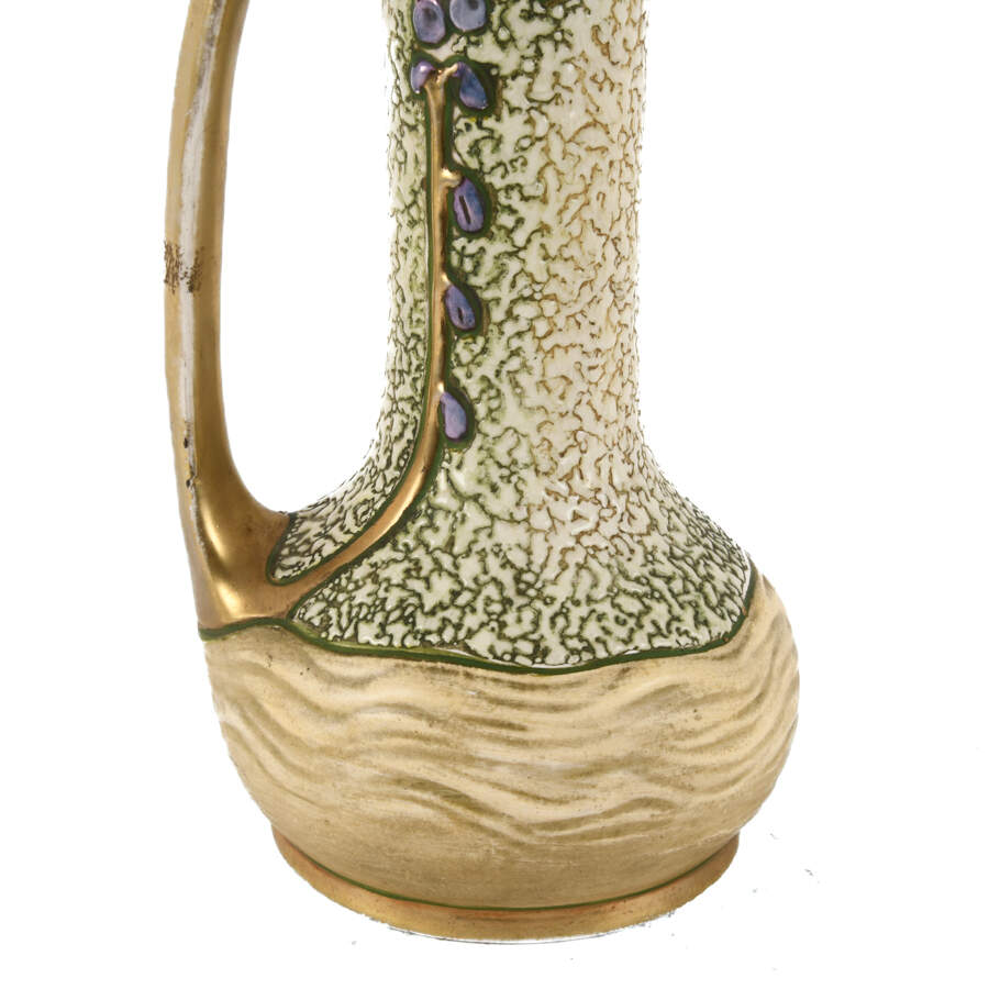 Amphora Art Nouveau Pottery Vase Attributed to Julius Dressler-4