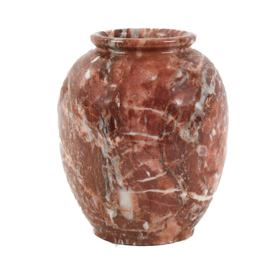 Rouge Marble Vase-1