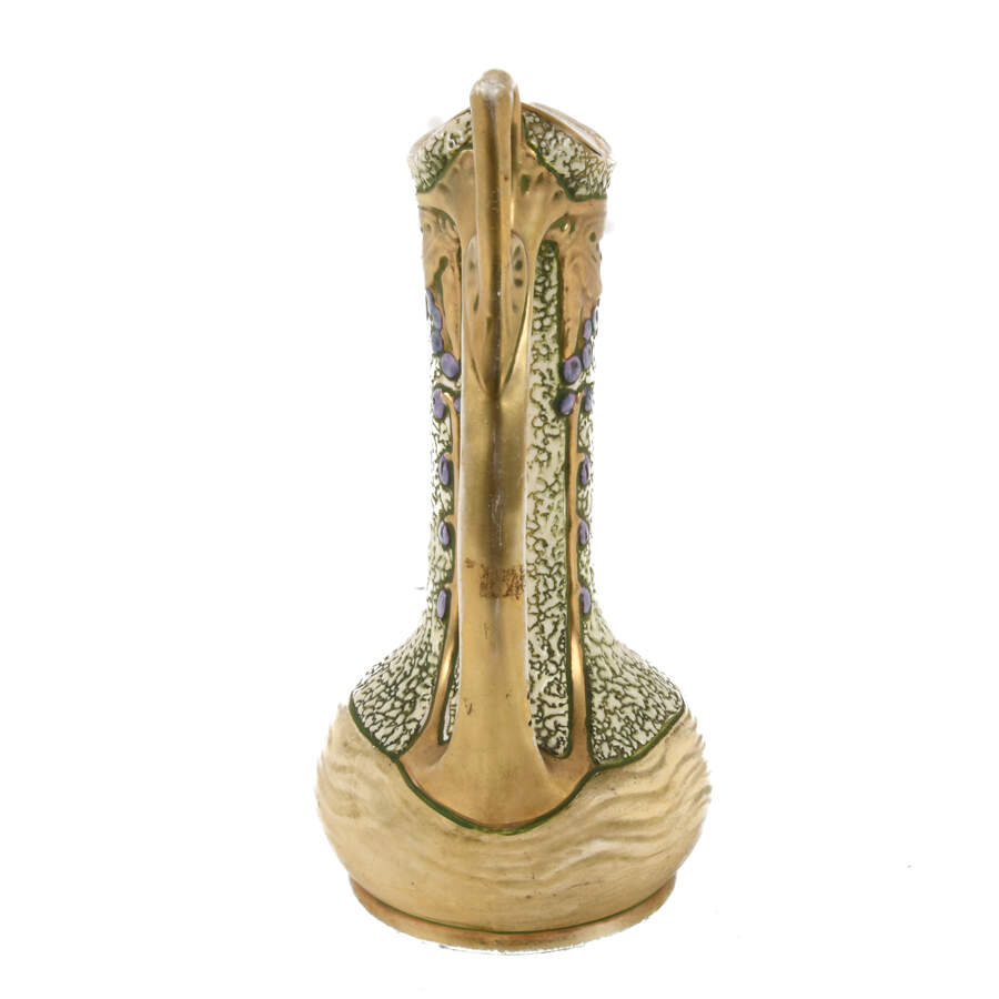 Amphora Art Nouveau Pottery Vase Attributed to Julius Dressler-2