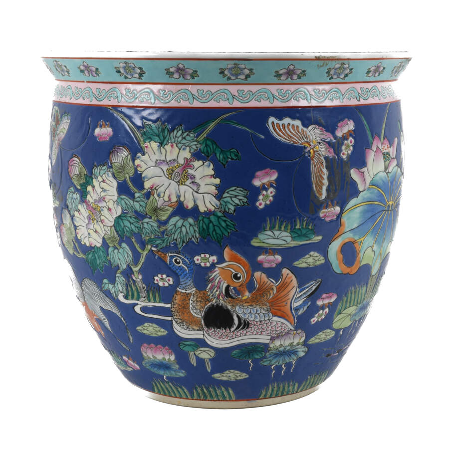Chinese Porcelain Wucai Fishbowl-4