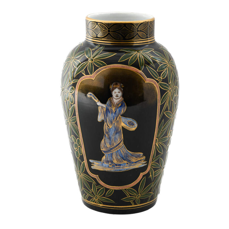 Japanese Keller Guerin Ceramic Vase-3