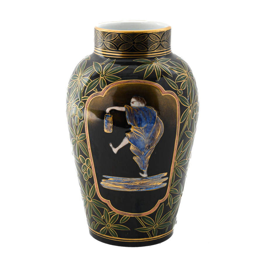 Japanese Keller Guerin Ceramic Vase-1