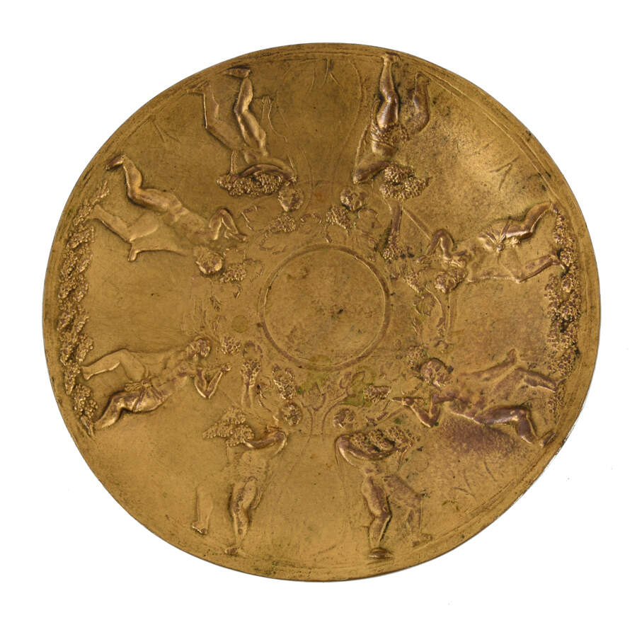 Antique Gorham & Co. Bronze Trinket Tray After Arrentine-1