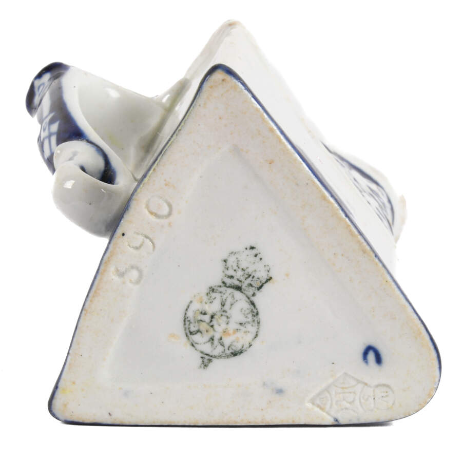 Antique Royal Worcester Blue and White Aesthetic Milk Jug-5