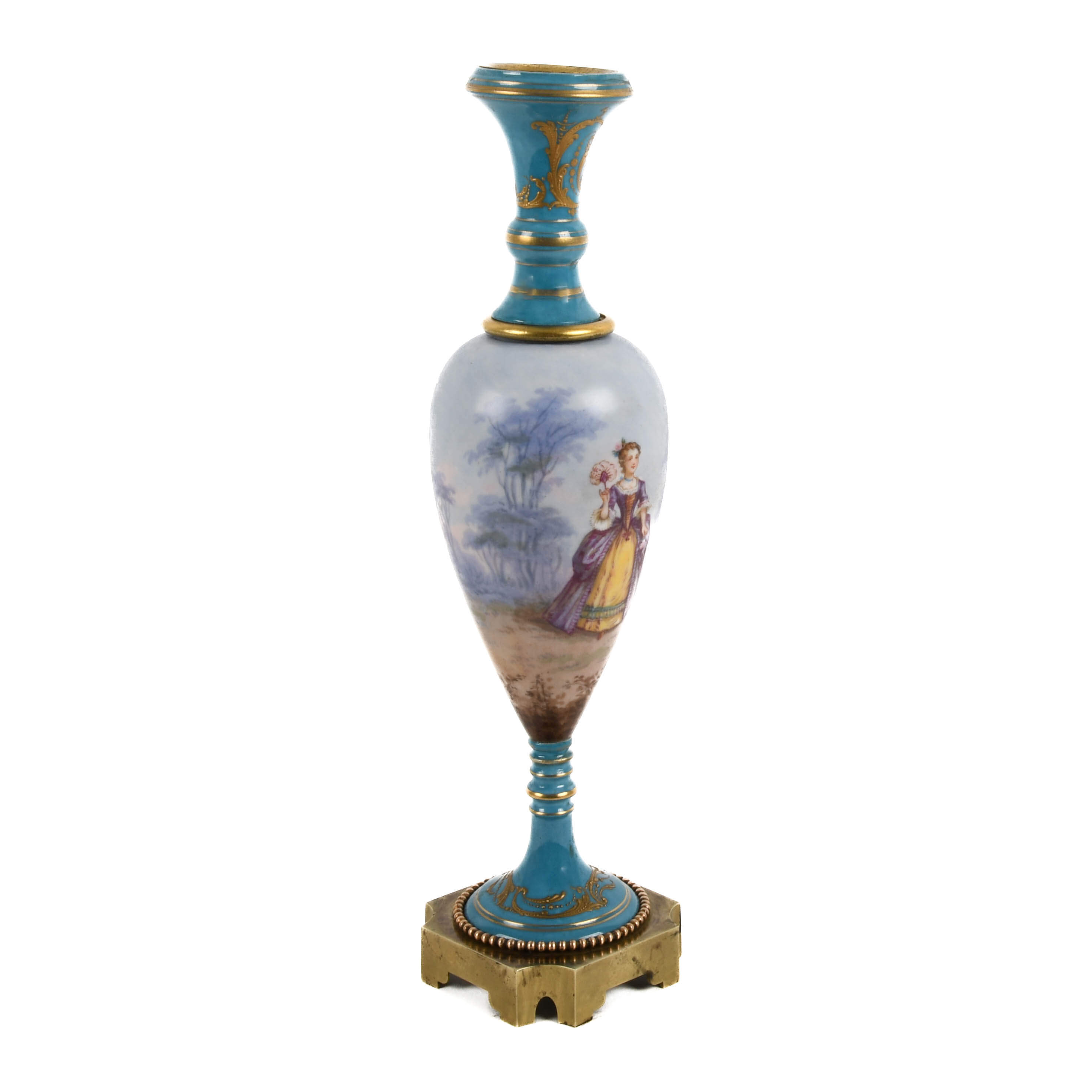 Antique Sèvres-Style Figural Painting Urn-6