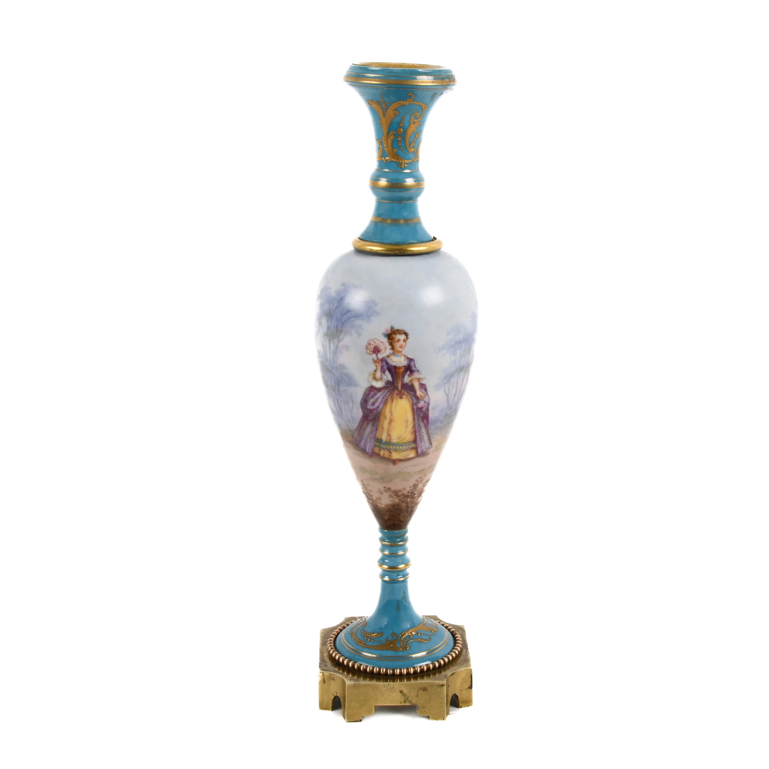 Antique Sèvres-Style Figural Painting Urn-1
