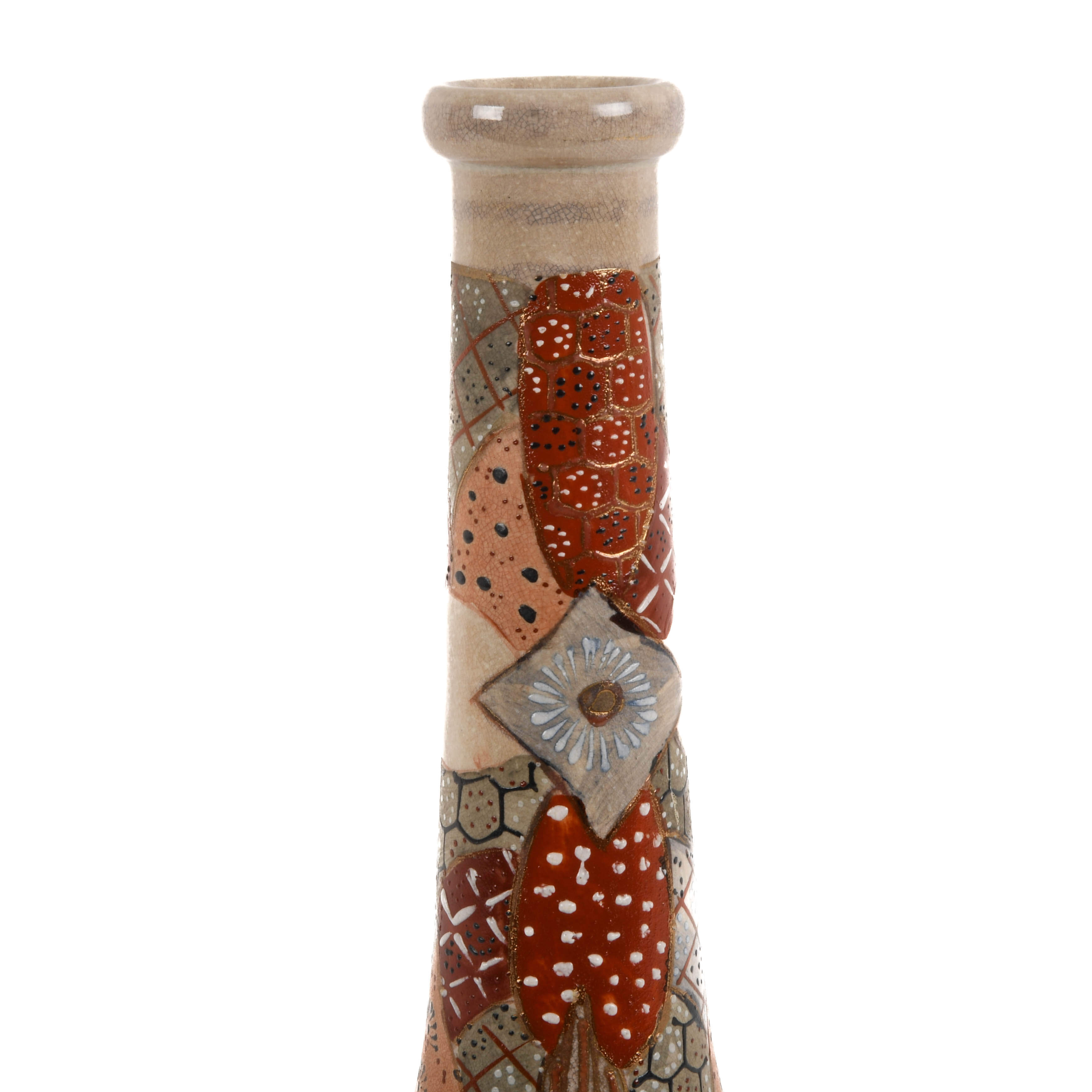 Satsuma Bottle Neck Vase-2