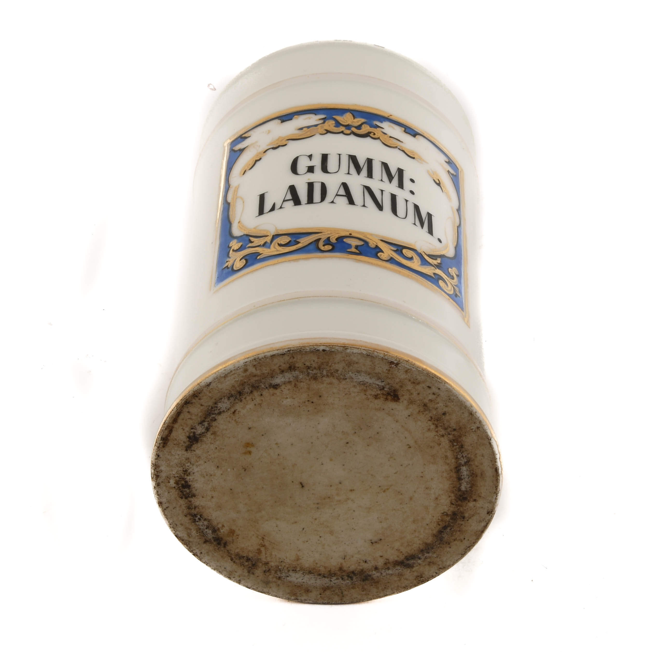 Antique Paris Porcelain Pharmacy Jar-10