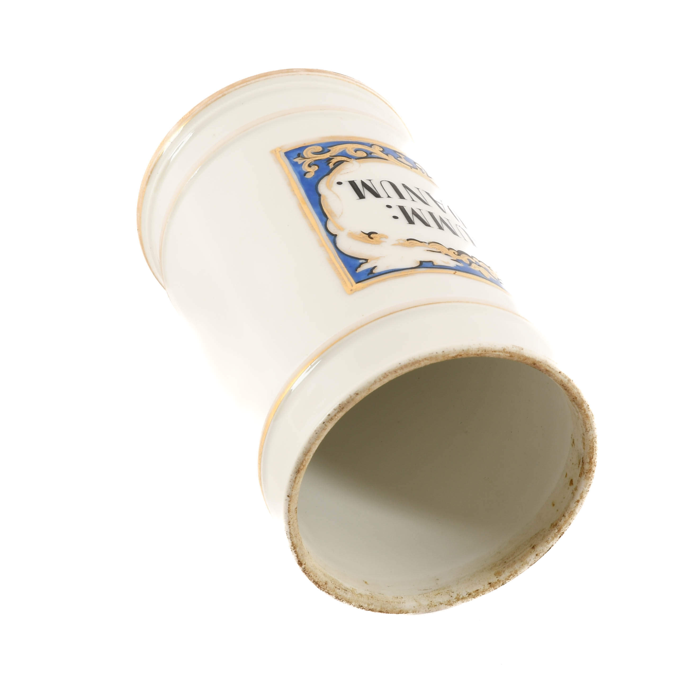 Antique Paris Porcelain Pharmacy Jar-9