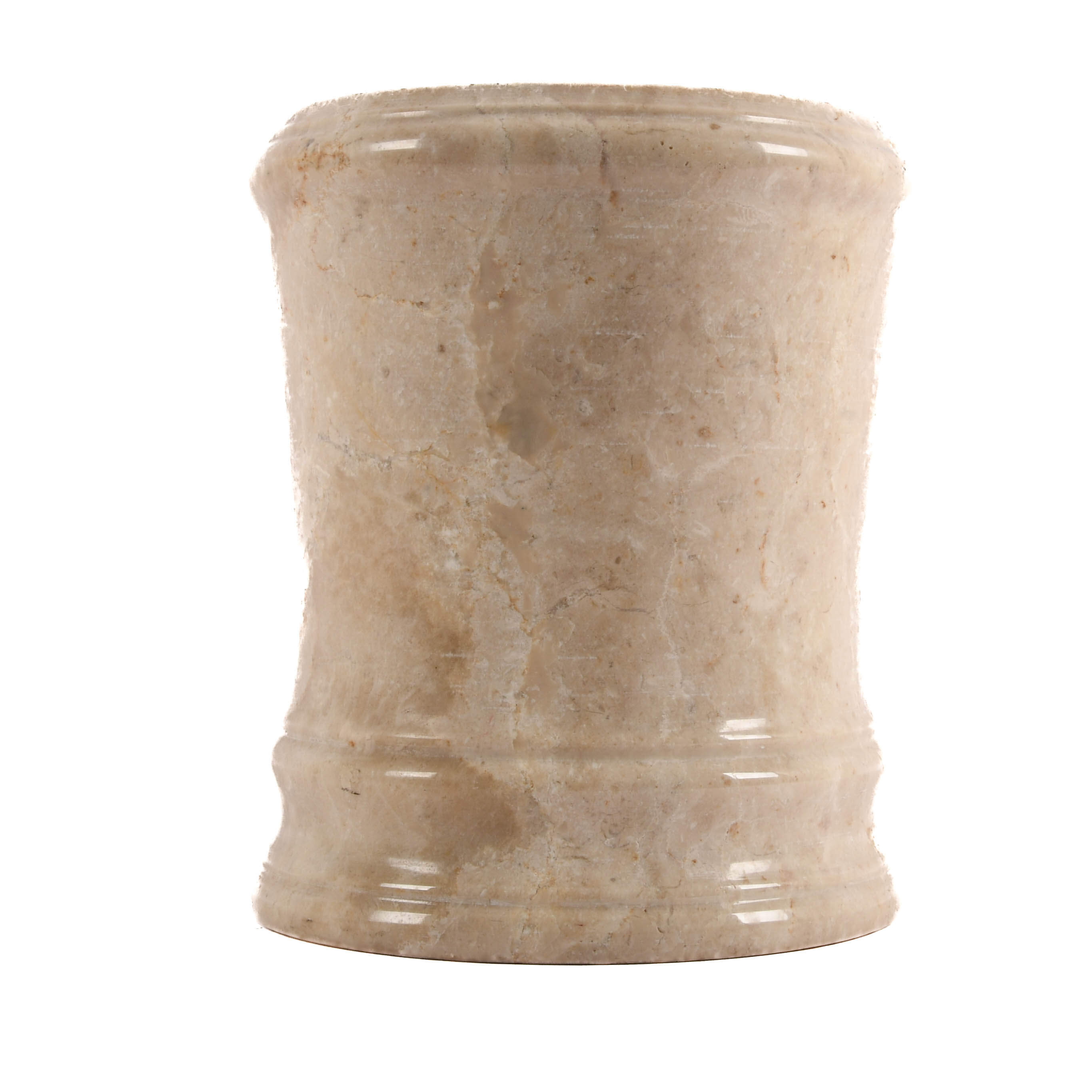 Large Marble Round Jar-2