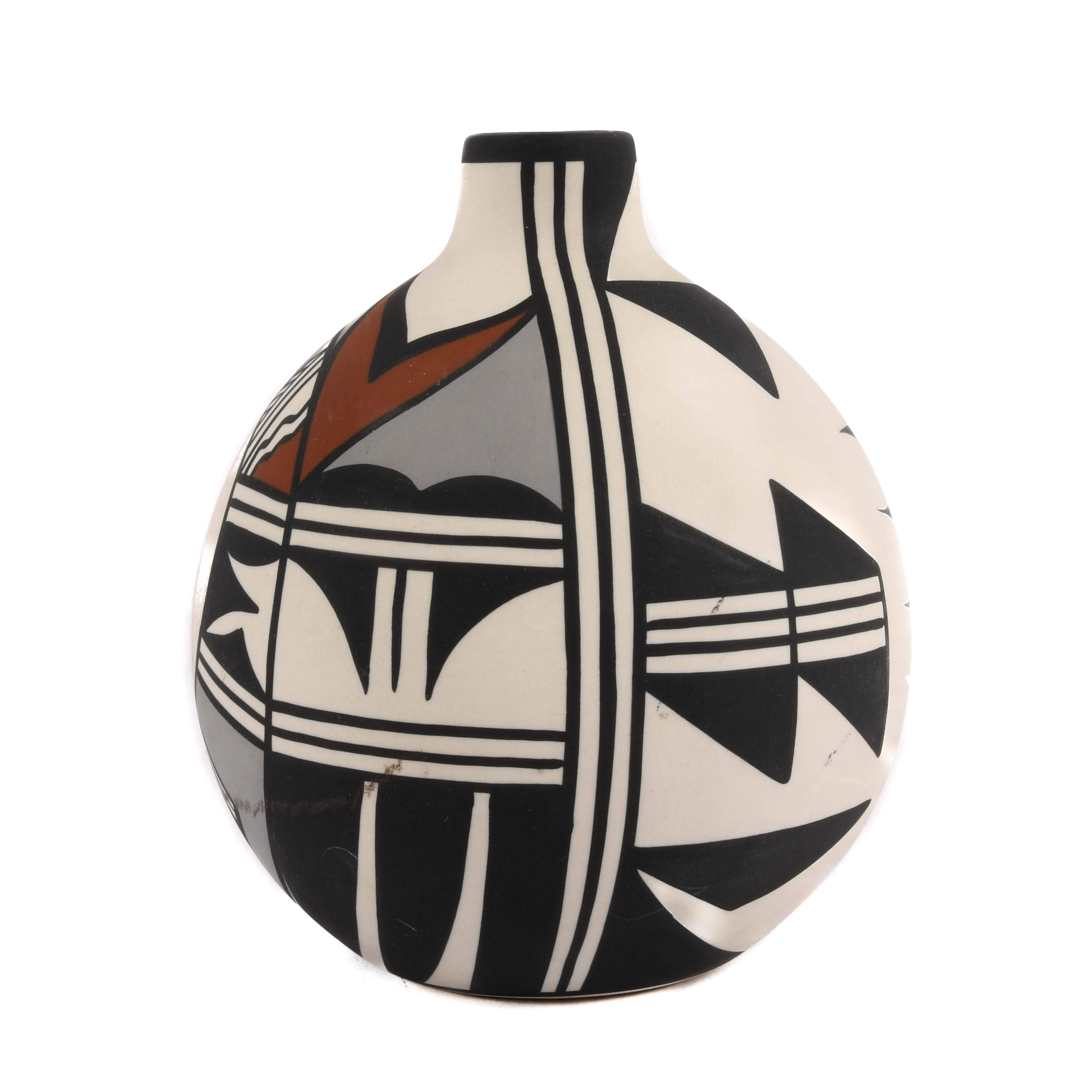 Signed Southwest Pottery Hopi Vase-2