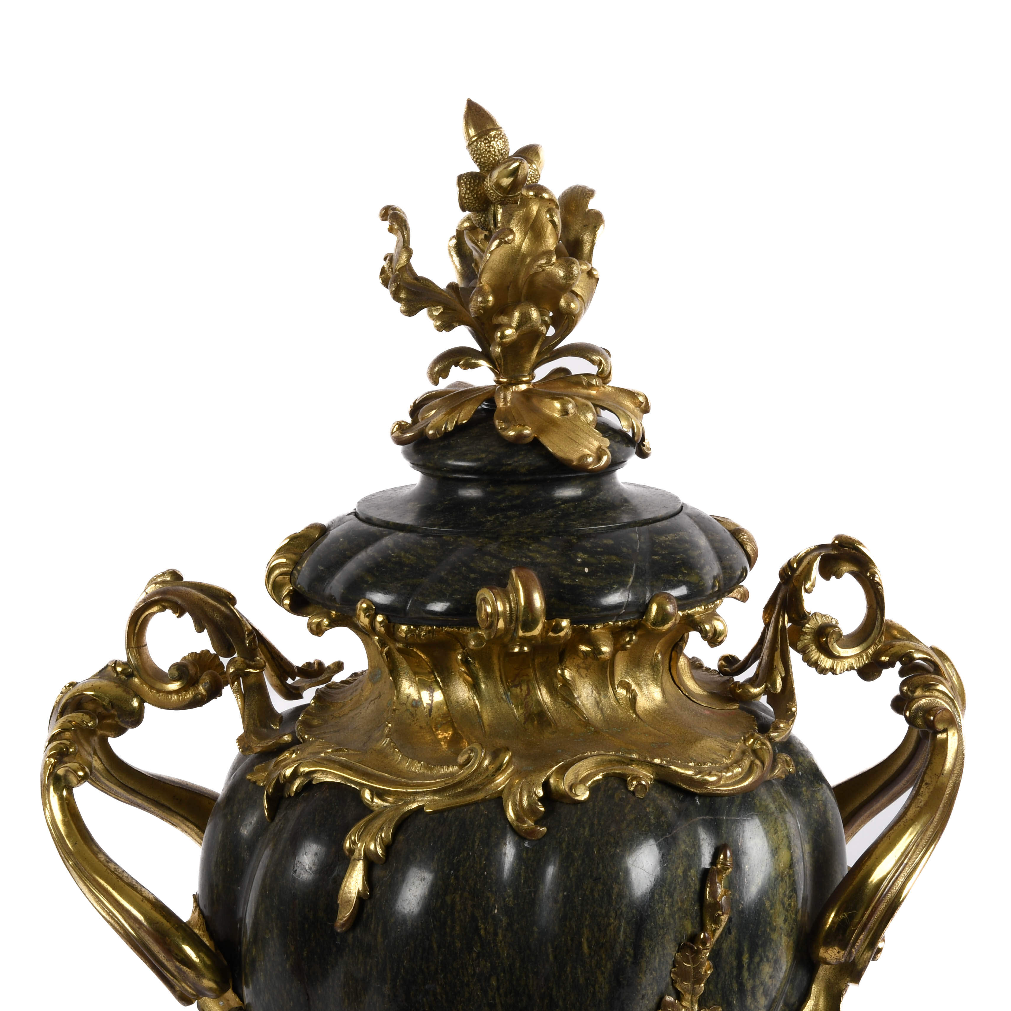Antique Ormolu and Marble Urn-2