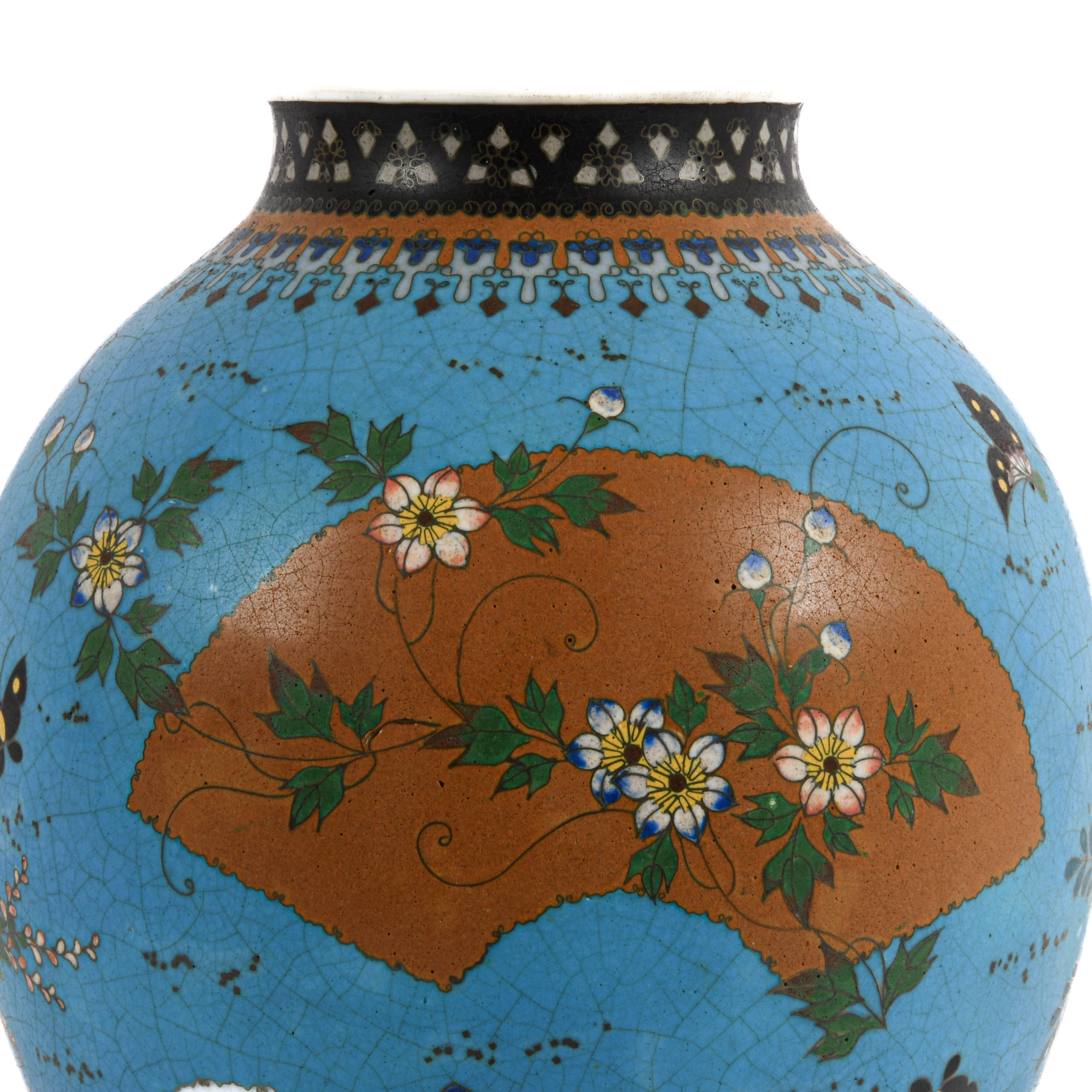 Antique Dai Nippon Porcelain Vase-3