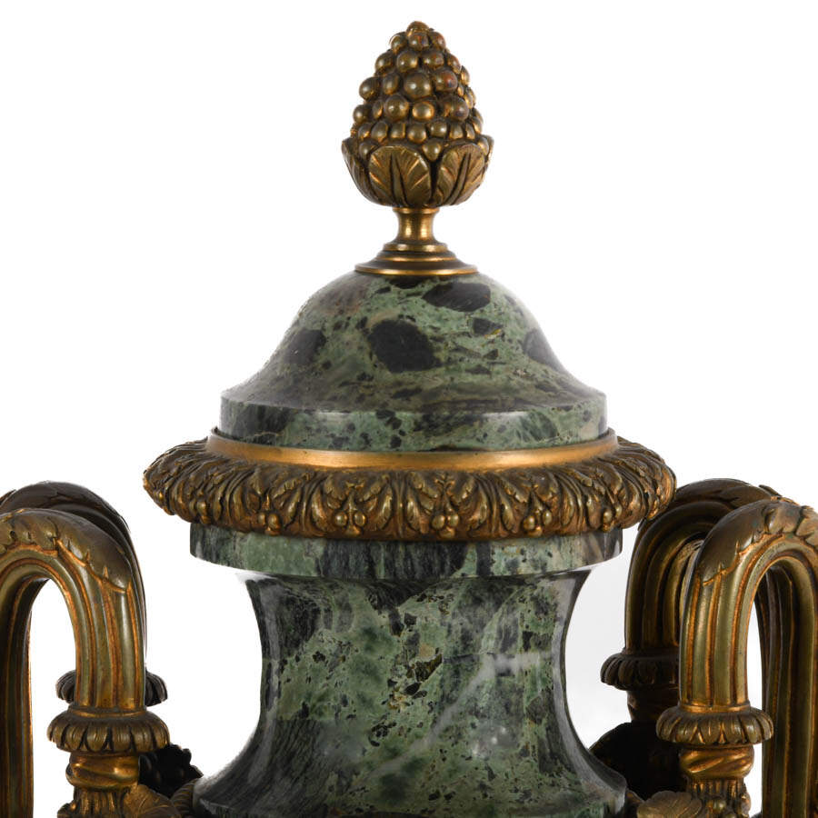 Bronze and Marble Urn-2