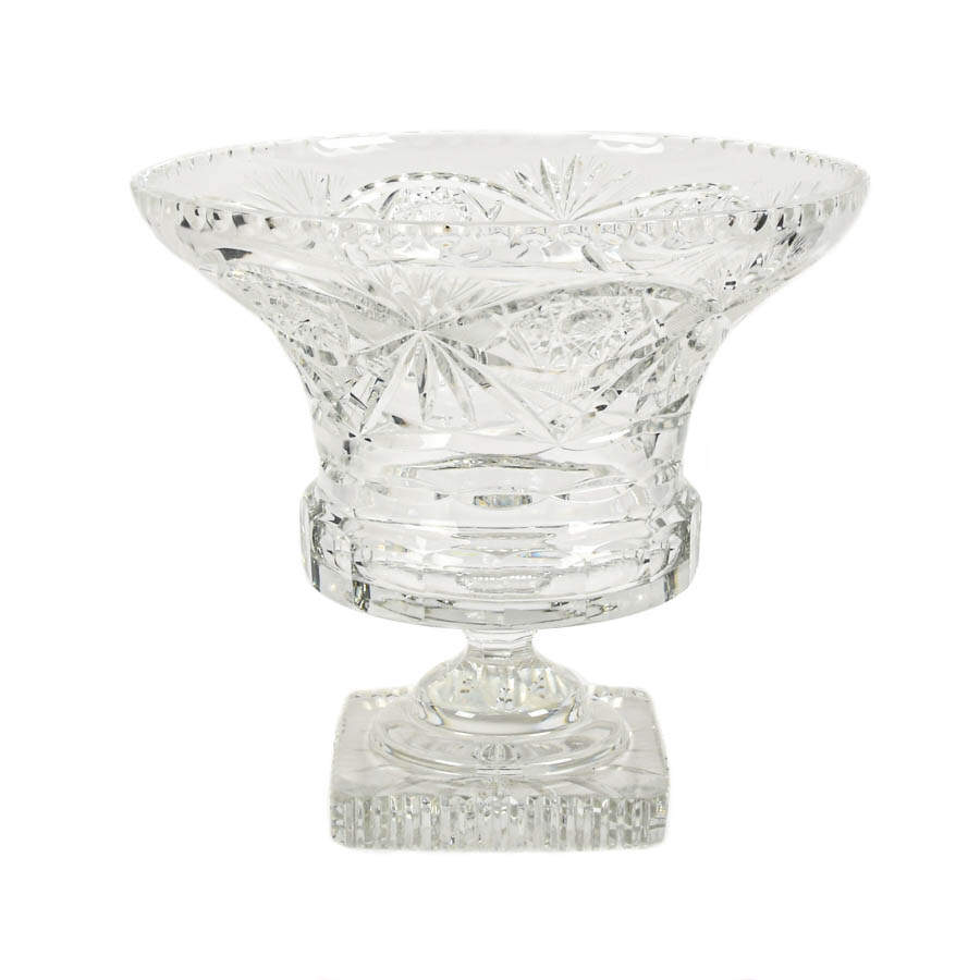 American Brilliant Cut Glass Centerpiece Bowl-1