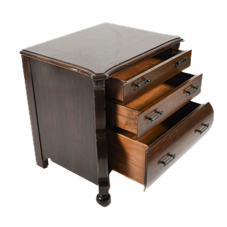 Ralph Lauren Bombe Three Drawer Nightstand-5